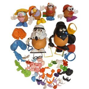 6 Mr. Mrs Potato Head Star Wars & Classic Large Accessories Lot #WS-Fr
